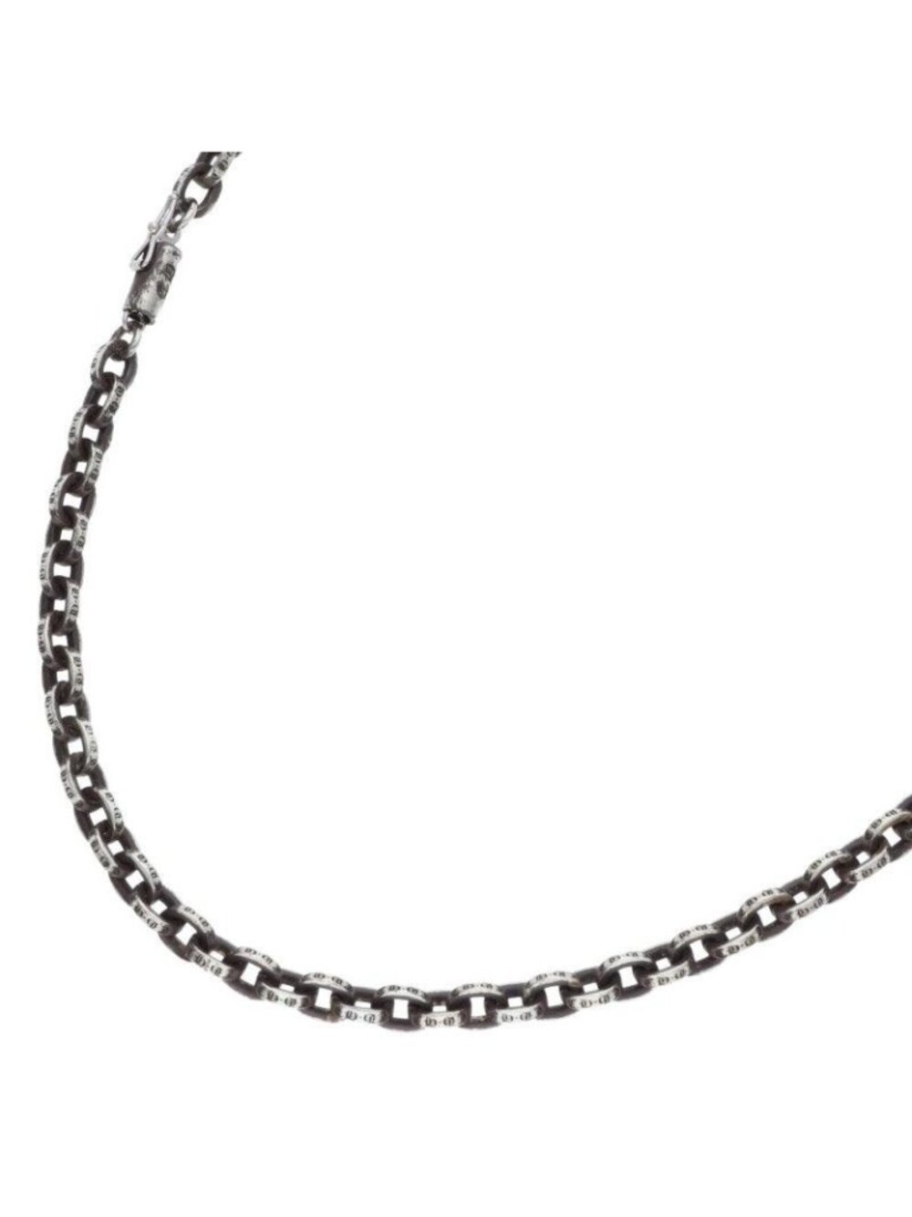Chrome Hearts Paper Chain 24 Silver Necklace